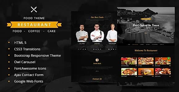Restaurant | One Page Restaurant HTML5 Theme
