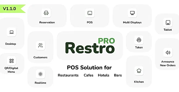 RestroPRO - POS software for Restaurant, Cafe, Hotel, Food Truck