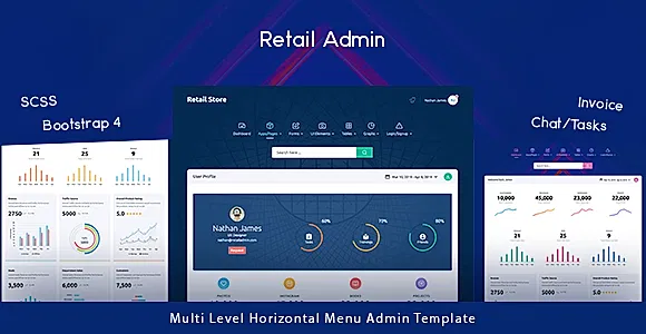 Retail Store - Next Generation Bootstrap 4 Admin Template