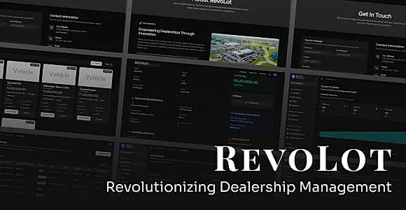 RevoLot – Next.js 15 Dealership Management System