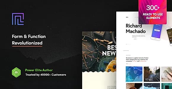 Revolution WordPress Theme