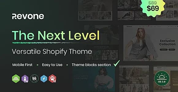 Revone - Next Level Versatile Shopify Theme