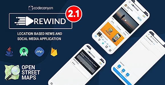 Rewind - Location based News and Entertainment Social Media Application