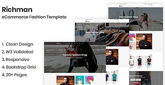 Richman - eCommerce Fashion Template