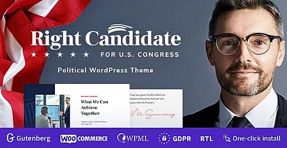 Right Candidate WordPress Theme