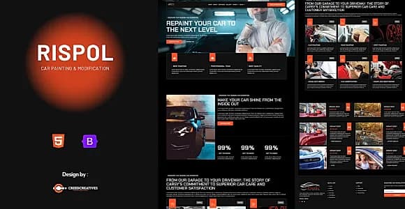 Rispol - Car Painting & Modification HTML Bootsrap Template