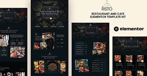 Risto - Restaurant & Cafe Elementor Template Kit