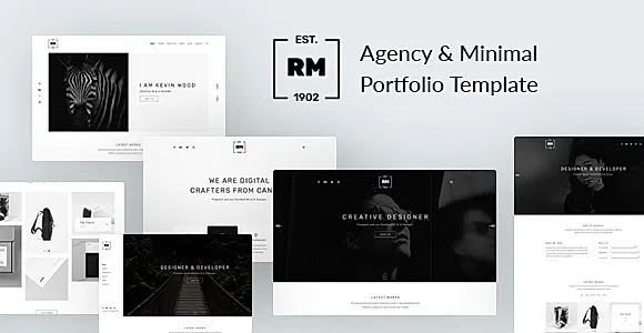 RM - Agency & Minimal Portfolio Template