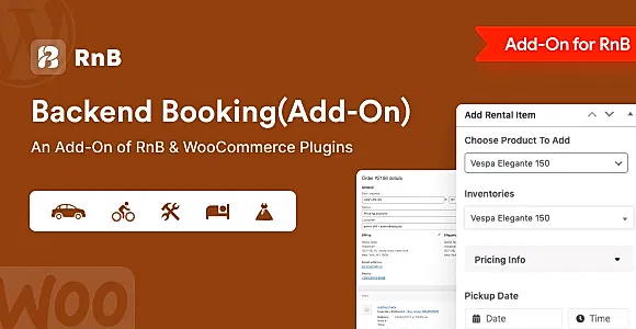 RnB Backend Booking (Add-ons)