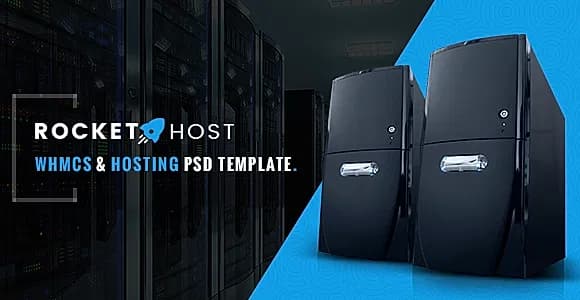 Rocket Host - WHMCS & Hosting PSD Template