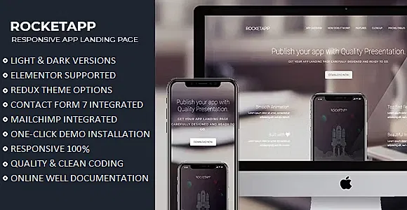 RocketApp WordPress Theme