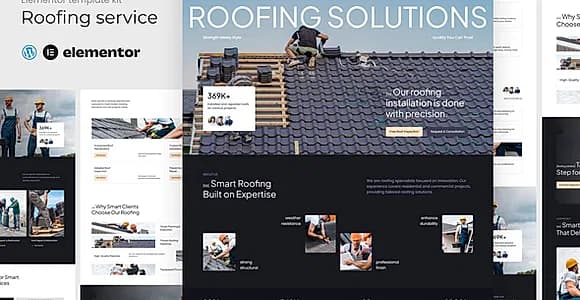 Rofgard - Roofing Services Elementor Template Kit