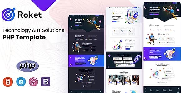 Roket - Technology & IT Solutions PHP Template