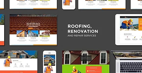 Roofing WordPress Theme