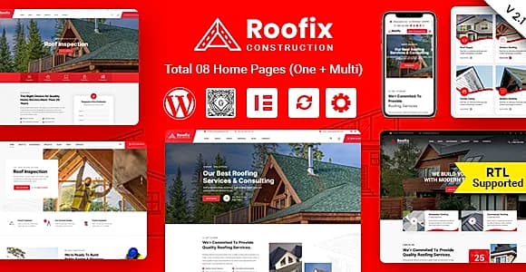 Roofix WordPress Theme