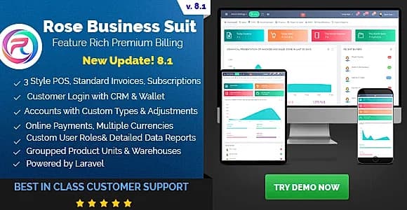 Rose Business Suite - Accounting, CRM and POS Software