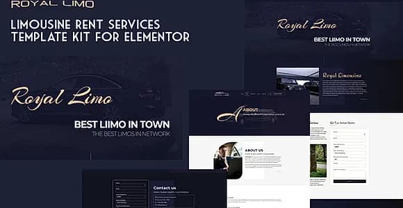 Royal Limo - Limousine Rent Services Template Kit