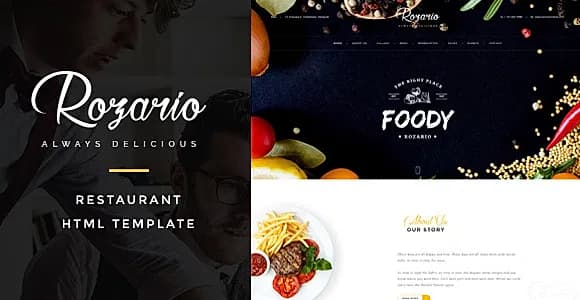 Rozario - Restaurant & Food HTML Template