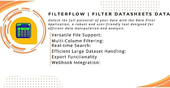 RT Excel FIlter | Filter Excel, Datasheets From Rows And Columns