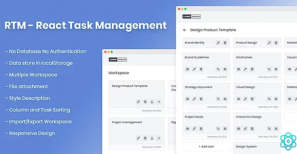 RTM - React Task Management tool