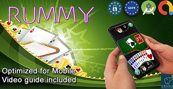 Rummy Classic - Rami (Admob + GDPR + Android Studio)