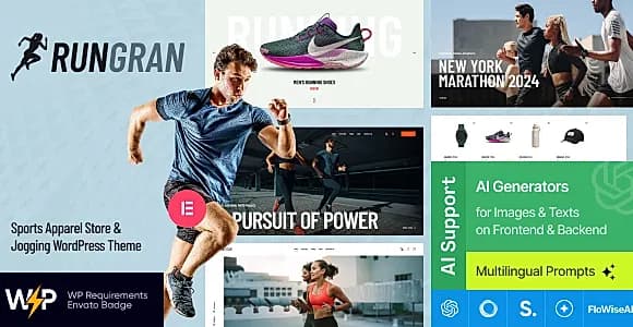 Run Gran WordPress Theme
