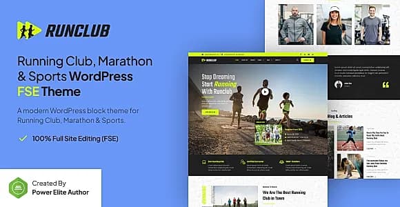 Runclub WordPress Theme