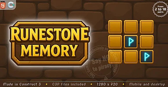 Runestone Memory - HTML5 Memory game