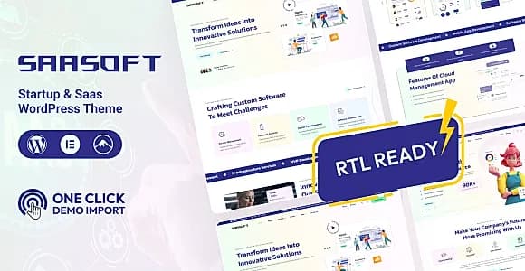 Saasoft WordPress Theme