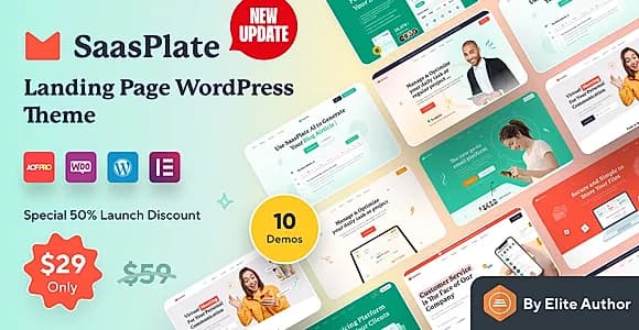 Saasplate WordPress Theme