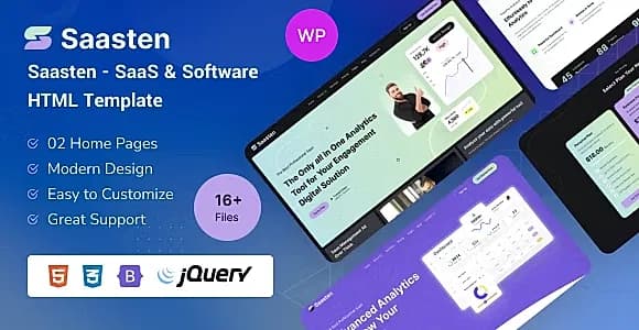 Saasten WordPress Theme