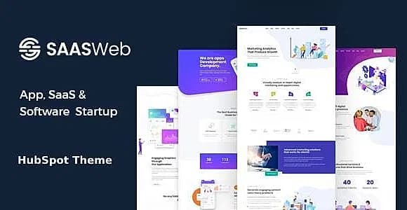Saasweb - App & Saas Products HubSpot Theme