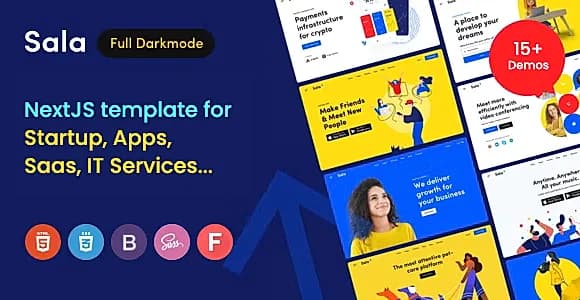 Sala - Startup & SaaS IT Services NextJS Template