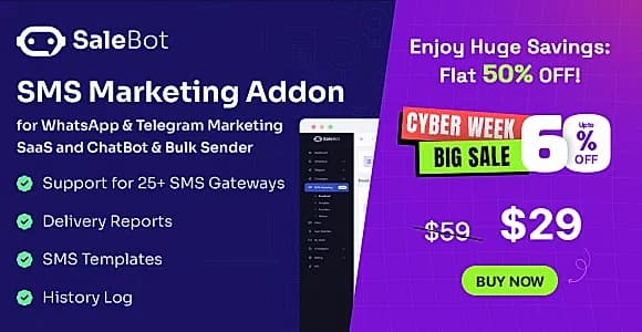 SaleBot SMS Marketing Addon