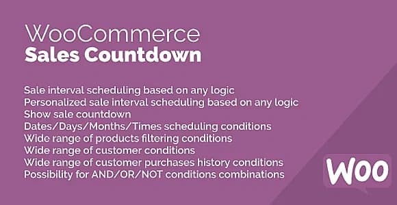 Sales Countdown for WooCommerce WordPress Plugin