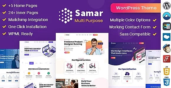 Samar WordPress Theme