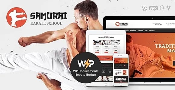 Samurai School WordPress Theme