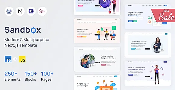 Sandbox - Multipurpose Nextjs Template