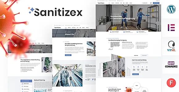 Sanitizex WordPress Theme