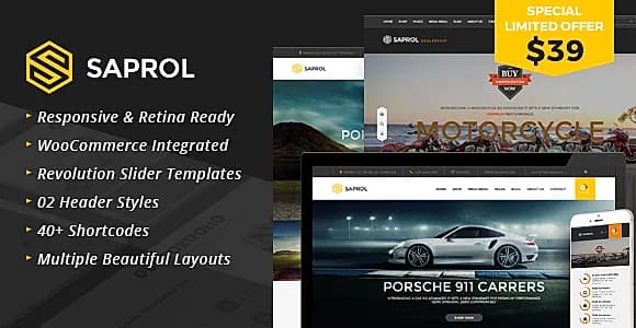 Saprol WordPress Theme