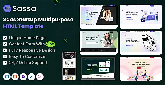 Sassa - Sass Startup Multipurpose HTML Template