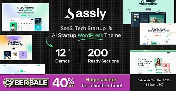 Sassly WordPress Theme