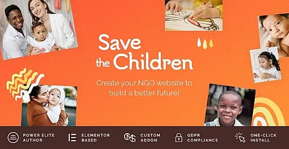 Save the Children WordPress Theme