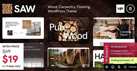 Saw WordPress Theme