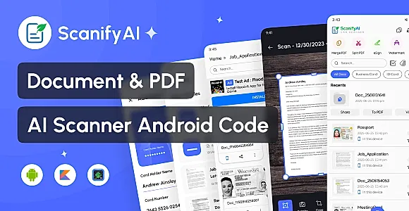 ScanifyAI – Document Scanner & OCR App | Android