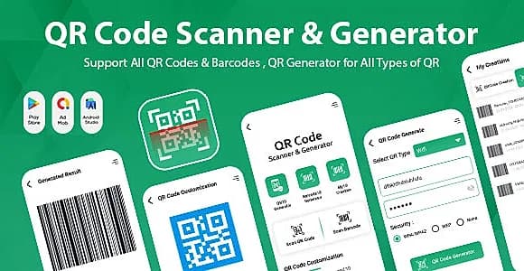 Scanner App - QR Code Scanner - QR Generator - Barcode Generator - QR Maker - QR Code Generator