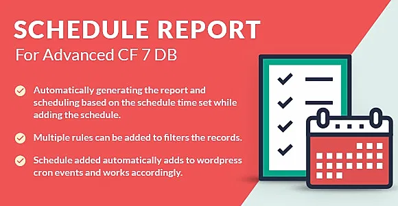 Schedule Report For Advanced CF7 DB WordPress Plugin