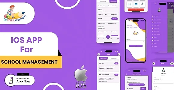 School Management Mobile App for iPhone