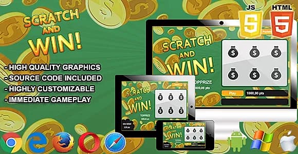 Scratch and win - Scratchcard Game