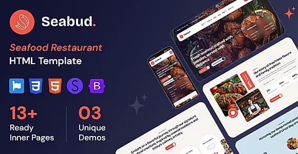 Seabud - Seafood Restaurant HTML Template